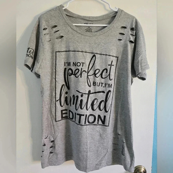 OnFire Limited Edition Grey Shirt Size 1X - Picture 1 of 4